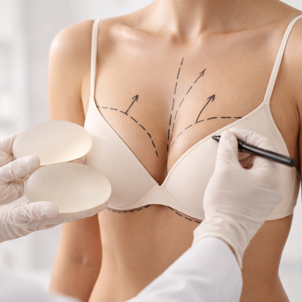 Augmentation mammaire par prothèse à Marseille - Dr Jauffret, chirurgien plasticien